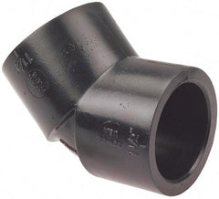 NIBCO - 1-1/2" Polypropylene Plastic Pipe 45° Elbow - Schedule 80, S x S End Connections - Top Tool & Supply