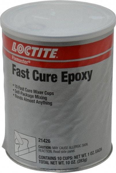 Loctite - 1 oz Can Two Part Epoxy - 5 min Working Time, 1,955 psi Shear Strength, Series Fixmaster - Top Tool & Supply