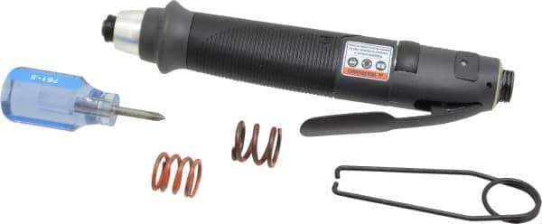 Ingersoll-Rand - 1/4" Bit Holder, 1,000 RPM, Inline Handle Air Screwdriver - 3 to 40 In/Lb Torque, 16 CFM - Top Tool & Supply