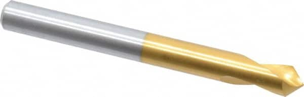 Guhring - 8mm Body Diam, 90°, 79mm OAL, High Speed Steel Spotting Drill - Top Tool & Supply