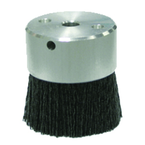 3" Diameter - Maximum Density Crimped Filament MINIATURE Disc Brush - 0.055/120 Grit - Top Tool & Supply