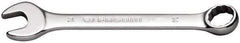 Facom - 15mm 12 Point Offset Combination Wrench - 15° Offset Angle, 6" OAL, Steel, Satin Finish - Top Tool & Supply