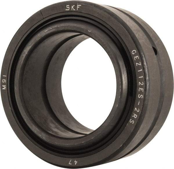 SKF - 1-3/4" Bore Diam, 38,250 Lb Dynamic Capacity, Spherical Plain Bearing - 2-13/16" OD, 1-17/32" Thick, 114,750 Lb Static Load Capacity - Top Tool & Supply