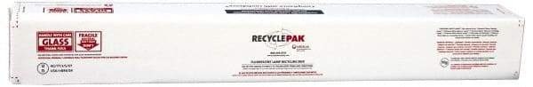 Recyclepak - 48 Inch Long x 6 Inch Wide x 6 Inch Deep, 4 Gallon, Lamp Recycling Box - 15 Piece, T12 or 30 Piece, T8 Capacity, Box - Top Tool & Supply