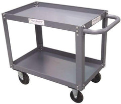 Value Collection - 1,200 Lb Capacity, 24" Wide x 36" Long x 27" High Service Cart - 2 Shelf, Steel - Top Tool & Supply