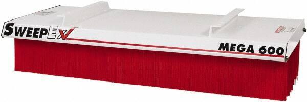 Sweepex - 12" Long x 60" Wide Sweeper Accessory - Stiff Polypropylene Bristles - Top Tool & Supply