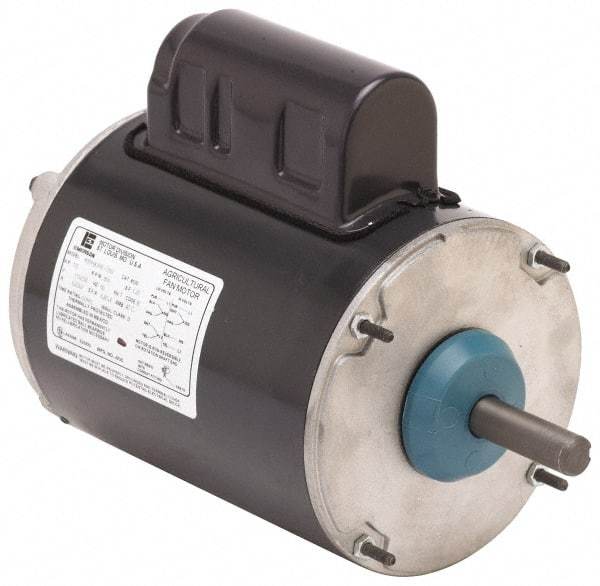 US Motors - 1/2 hp, TEAO Enclosure, Auto Thermal Protection, 1,725 RPM, 115/230 Volt, 60 Hz, Industrial Electric AC/DC Motor - Size 56 Frame, Rigid Mount, 1 Speed, Ball Bearings, 7.0/3.5 Full Load Amps, B Class Insulation, Reversible - Top Tool & Supply