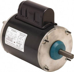 US Motors - 1/3 hp, TEAO Enclosure, Auto Thermal Protection, 1,700 RPM, 115/230 Volt, 60 Hz, Industrial Electric AC/DC Motor - Size 48 Frame, Resilient Mount, 1 Speed, Ball Bearings, 3.8/1.9 Full Load Amps, B Class Insulation, CW Drive End Rev - Top Tool & Supply