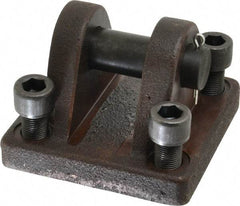 Schrader Bellows - Hydraulic Cylinder Cap Clevis Mounting Kit - 3-1/4" Bore - Top Tool & Supply