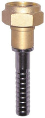 SuperKlean - 3/4 FGHT x 1/2" Hose Barb, FGHT x Hose Barb Swivel - Brass & Stainless Steel - Top Tool & Supply