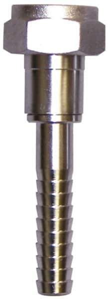 SuperKlean - FGHT x 1/2" Hose Barb, FGHT x Hose Barb Swivel - Stainless Steel - Top Tool & Supply