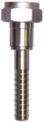 SuperKlean - FGHT x 1/2" Hose Barb, FGHT x Hose Barb Swivel - Stainless Steel - Top Tool & Supply