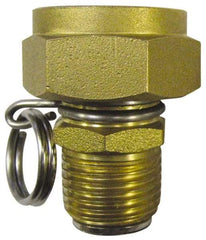 SuperKlean - 1/2 & 3/4 MNPT x FGHT Swivel Hose Adapter - Brass & Stainless Steel - Top Tool & Supply