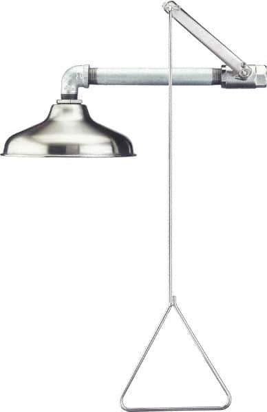 PRO-SAFE - Plumbed Drench Showers Mount: Horizontal Shower Head Material: Stainless Steel - Top Tool & Supply