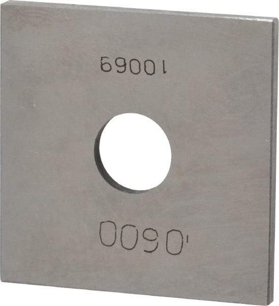 Value Collection - 0.06" Square Steel Gage Block - Accuracy Grade 0 - Top Tool & Supply