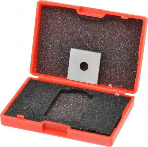 Value Collection - 0.102" Square Steel Gage Block - Accuracy Grade 0, Includes NIST Traceability Certification - Top Tool & Supply