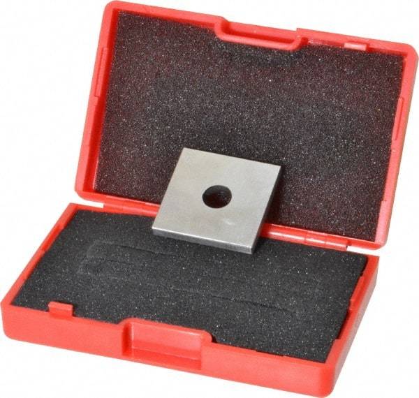 Value Collection - 0.113" Square Steel Gage Block - Accuracy Grade 0, Includes NIST Traceability Certification - Top Tool & Supply