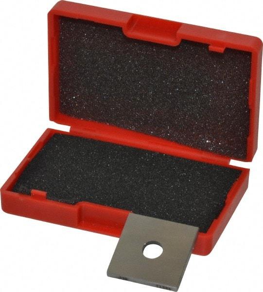 Value Collection - 0.116" Square Steel Gage Block - Accuracy Grade 0, Includes NIST Traceability Certification - Top Tool & Supply