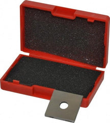 Value Collection - 0.116" Square Steel Gage Block - Accuracy Grade 0, Includes NIST Traceability Certification - Top Tool & Supply