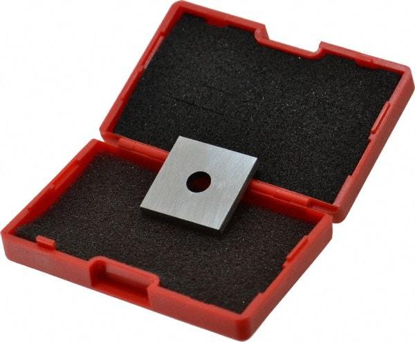 Value Collection - 0.118" Square Steel Gage Block - Accuracy Grade 0, Includes NIST Traceability Certification - Top Tool & Supply