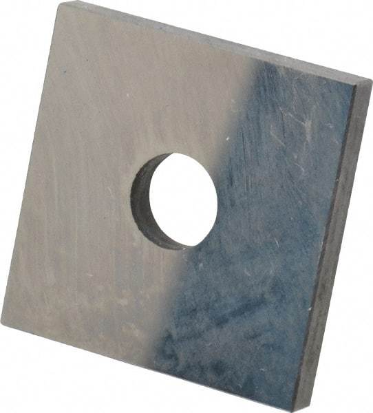 Value Collection - 0.123" Square Steel Gage Block - Accuracy Grade 0, Includes NIST Traceability Certification - Top Tool & Supply