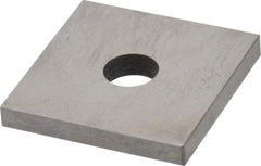 Value Collection - 0.128" Square Steel Gage Block - Accuracy Grade 0, Includes NIST Traceability Certification - Top Tool & Supply