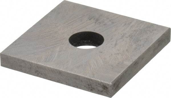 Value Collection - 0.13" Square Steel Gage Block - Accuracy Grade 0, Includes NIST Traceability Certification - Top Tool & Supply