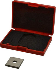 Value Collection - 0.142" Square Steel Gage Block - Accuracy Grade 0, Includes NIST Traceability Certification - Top Tool & Supply