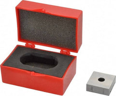 Value Collection - 0.35" Square Steel Gage Block - Accuracy Grade 0, Includes NIST Traceability Certification - Top Tool & Supply