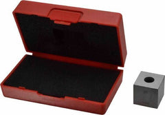 Value Collection - 0.9" Square Steel Gage Block - Accuracy Grade 0, Includes NIST Traceability Certification - Top Tool & Supply