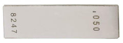 Value Collection - 0.16" Square Steel Gage Block - Accuracy Grade 0 - Top Tool & Supply