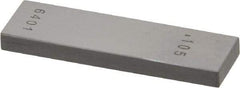 Value Collection - 0.105" Rectangular Steel Gage Block - Accuracy Grade 0, Includes NIST Traceability Certification - Top Tool & Supply