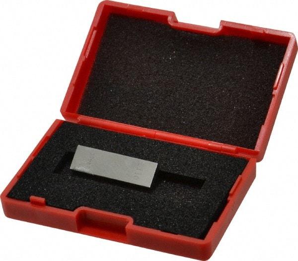 Value Collection - 0.116" Rectangular Steel Gage Block - Accuracy Grade 0, Includes NIST Traceability Certification - Top Tool & Supply