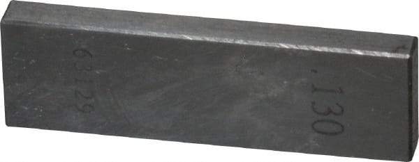 Value Collection - 0.13" Rectangular Steel Gage Block - Accuracy Grade 0, Includes NIST Traceability Certification - Top Tool & Supply