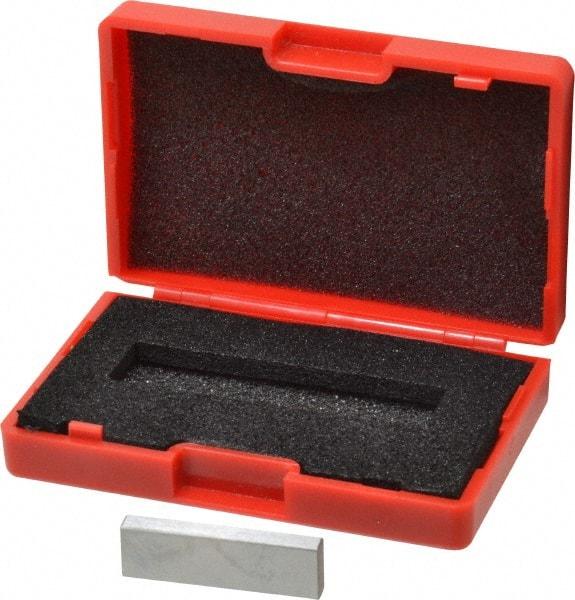 Value Collection - 0.137" Rectangular Steel Gage Block - Accuracy Grade 0, Includes NIST Traceability Certification - Top Tool & Supply