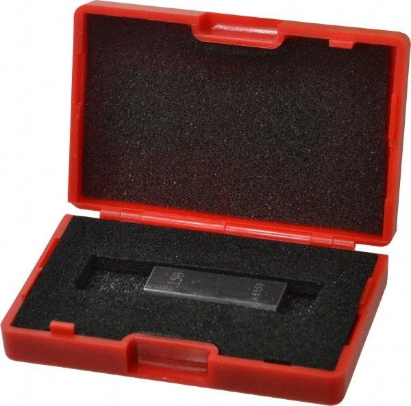 Value Collection - 0.15" Rectangular Steel Gage Block - Accuracy Grade 0, Includes NIST Traceability Certification - Top Tool & Supply