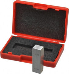 Value Collection - 0.45" Rectangular Steel Gage Block - Accuracy Grade 0, Includes NIST Traceability Certification - Top Tool & Supply