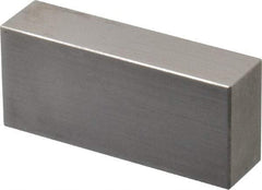 Value Collection - 0.6" Rectangular Steel Gage Block - Accuracy Grade 0, Includes NIST Traceability Certification - Top Tool & Supply