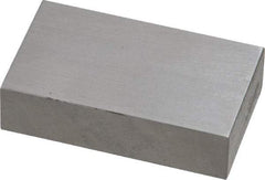 Value Collection - 0.8" Rectangular Steel Gage Block - Accuracy Grade 0, Includes NIST Traceability Certification - Top Tool & Supply