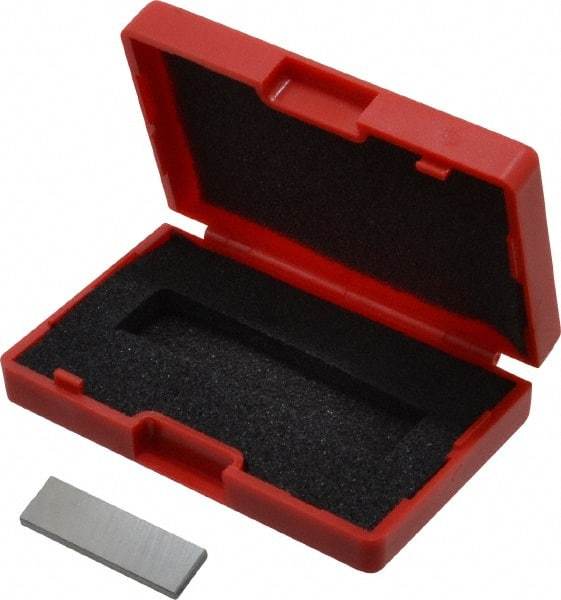 Value Collection - 0.1007" Rectangular Steel Gage Block - Accuracy Grade AS-1, Includes NIST Traceability Certification - Top Tool & Supply