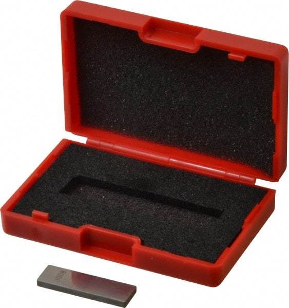 Value Collection - 0.1008" Rectangular Steel Gage Block - Accuracy Grade AS-1, Includes NIST Traceability Certification - Top Tool & Supply