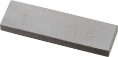 Value Collection - 0.106" Rectangular Steel Gage Block - Accuracy Grade AS-1, Includes NIST Traceability Certification - Top Tool & Supply