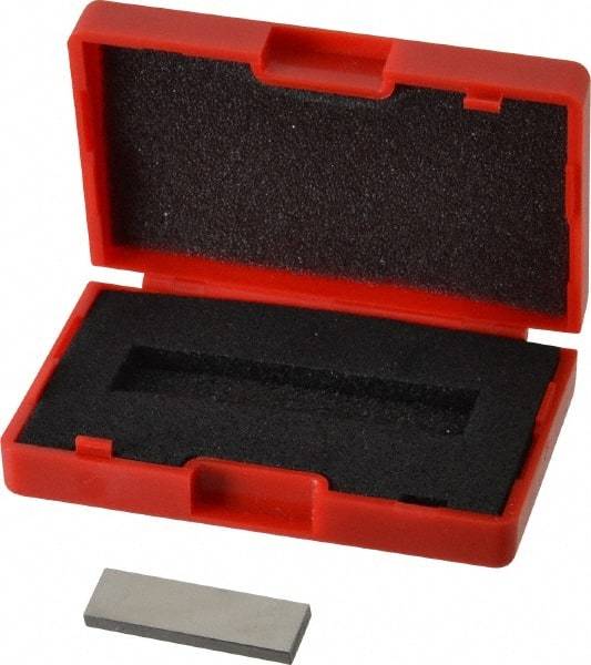 Value Collection - 0.107" Rectangular Steel Gage Block - Accuracy Grade AS-1, Includes NIST Traceability Certification - Top Tool & Supply