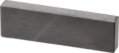 Value Collection - 0.145" Rectangular Steel Gage Block - Accuracy Grade AS-1, Includes NIST Traceability Certification - Top Tool & Supply