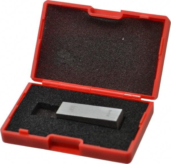 Value Collection - 0.45" Rectangular Steel Gage Block - Accuracy Grade AS-1, Includes NIST Traceability Certification - Top Tool & Supply