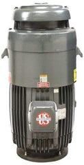 US Motors - 30 hp, TEFC Enclosure, No Thermal Protection, 1,765 RPM, 230/460 Volt, 60 Hz, Three Phase Standard Efficient Motor - Size 286 Frame, Vertical Mount, 1 Speed, Ball Bearings, 73/37 Full Load Amps, F Class Insulation, Reversible - Top Tool & Supply