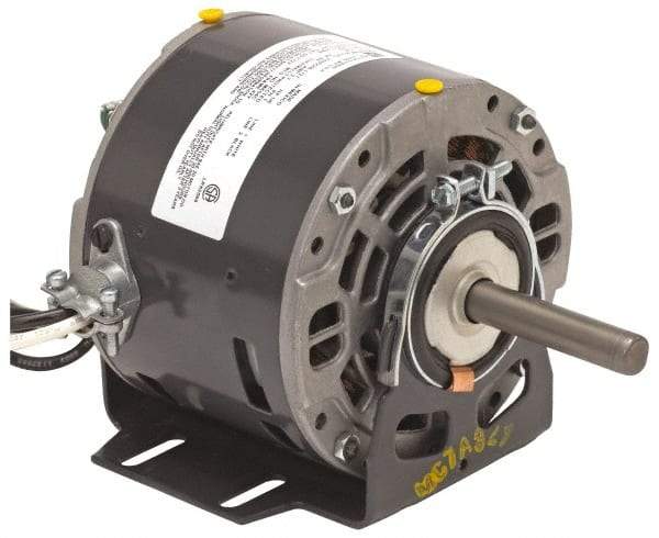 US Motors - 1/20 hp, ODP Enclosure, Auto Thermal Protection, 1,100 RPM, 208-230 Volt, 60 Hz, Industrial Electric AC/DC Motor - Size 42 Frame, Bracket Mount, 3 Speed, SAB Bearings, 0.55 Full Load Amps, A Class Insulation, CW Lead End - Top Tool & Supply