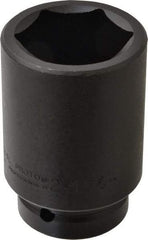 Proto - 1" Drive 2-1/16" Deep Impact Socket - 6 Points, 4-1/4" OAL - Top Tool & Supply