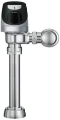 Sloan Valve Co. - 1-1/2" Spud Coupling, 1-1/2" Pipe, Closet Automatic Flush Valve - Single Flush, 1.6 Gal per Flush, Metal Cover, Powered by Solar Battery Backup - Top Tool & Supply