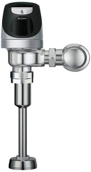 Sloan Valve Co. - 1-1/4" Spud Coupling, 3/4" Pipe, Urinal Automatic Flush Valve - Single Flush, 0.5 Gal per Flush, Metal Cover, Powered by Solar Battery Backup - Top Tool & Supply